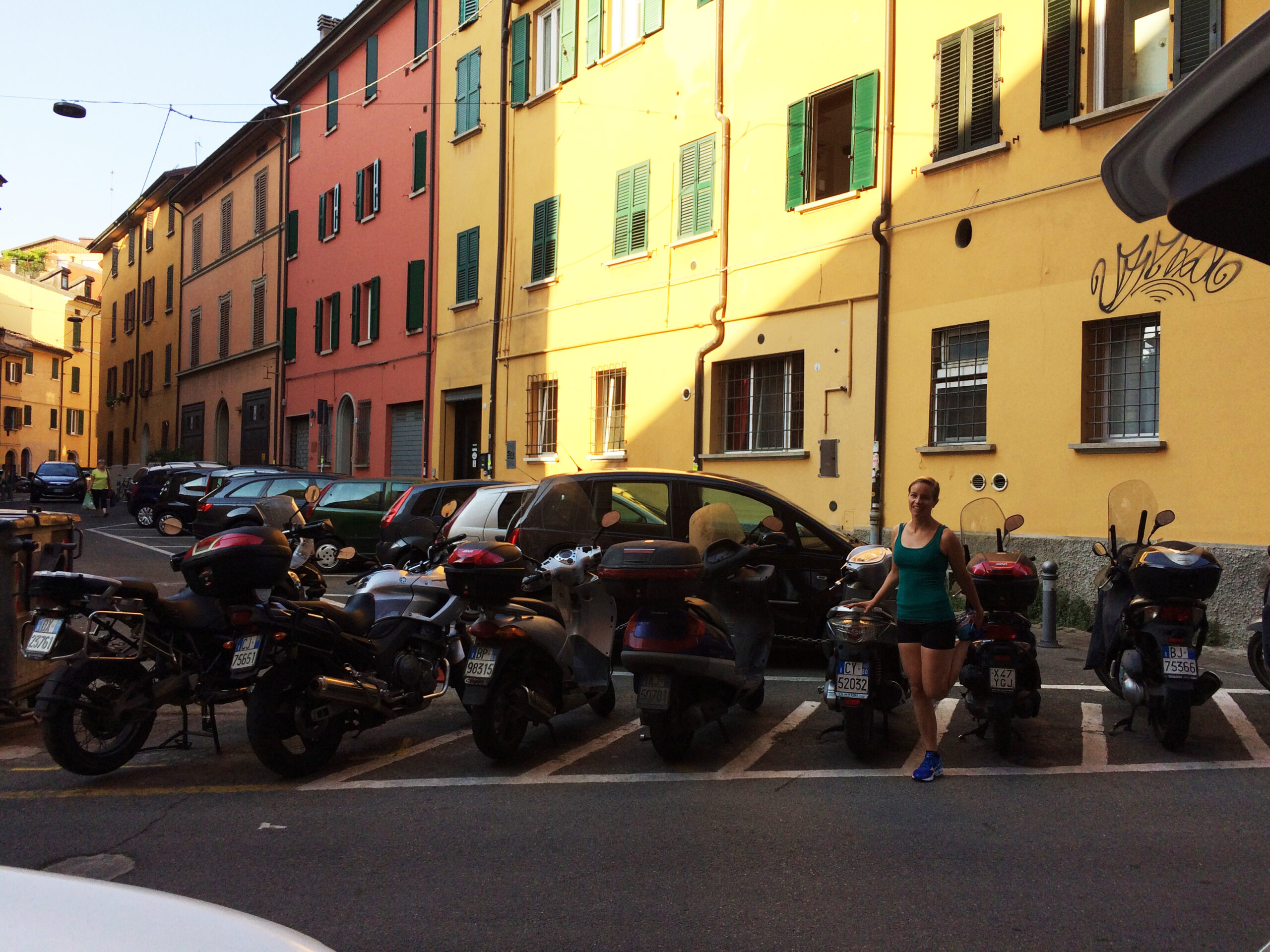Merel van Diemont loopt hard in Bologna