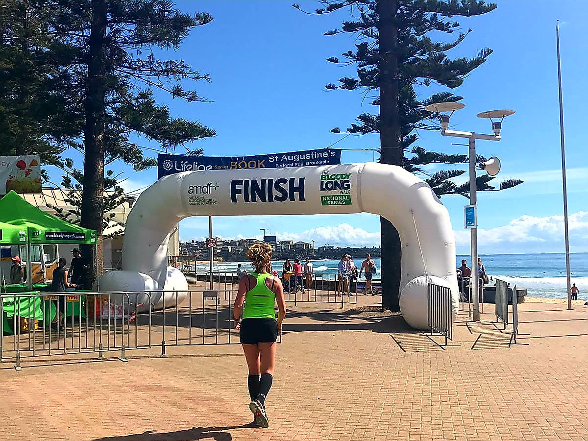 Hardlopen in Manly, the bloody long walk