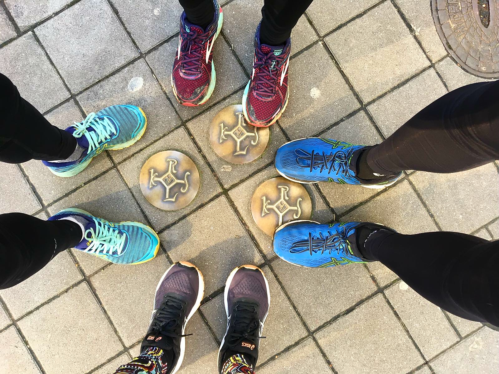 Hardlopen in Aken, voetsporen van Karel de Grote