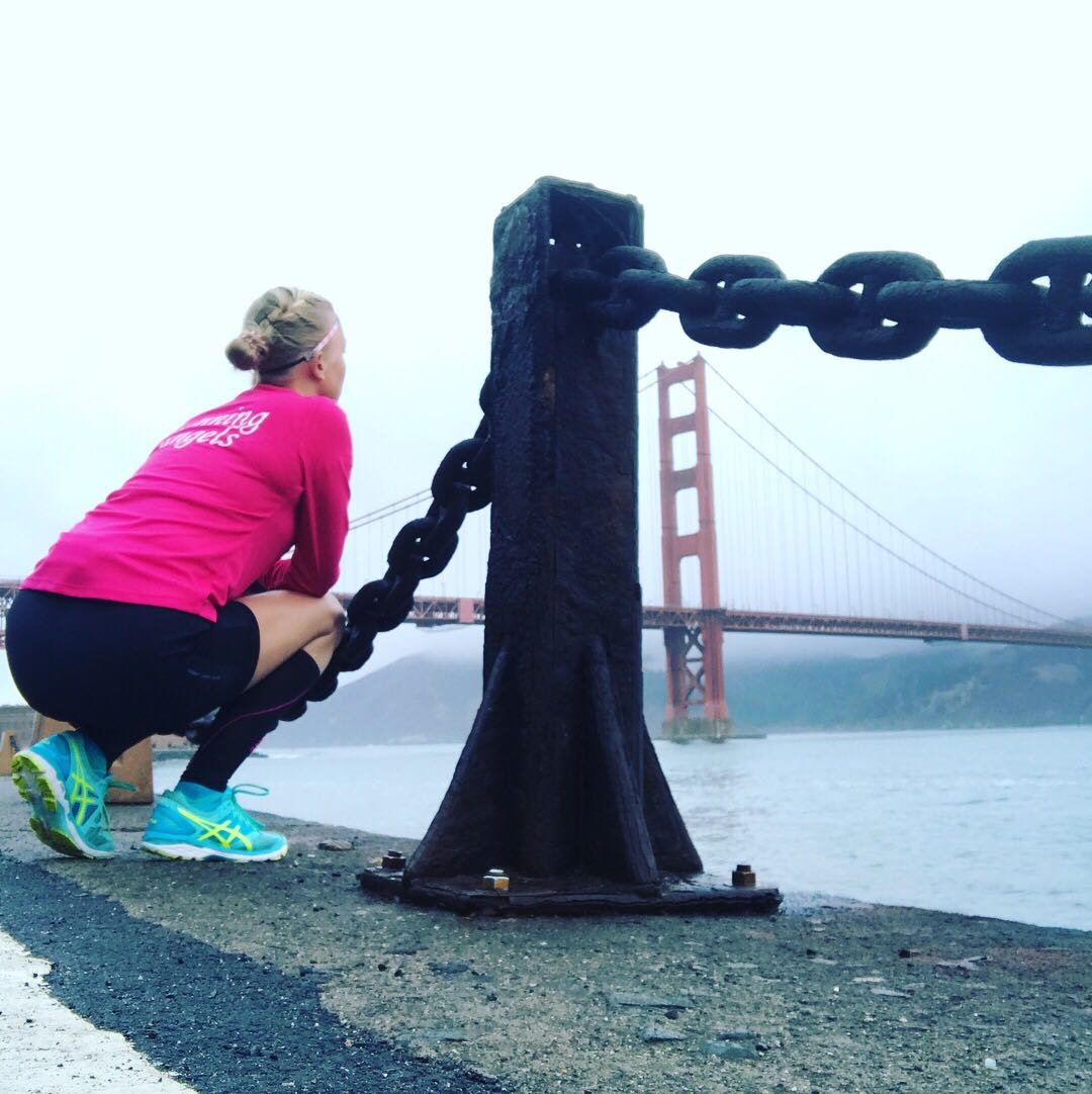 Runninggirl van de maand, Golden gate Bridge