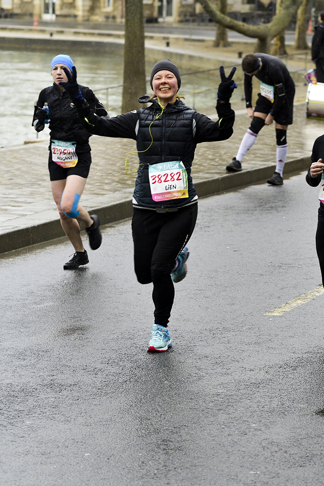 Lien Robberechts Parijs halve marathon