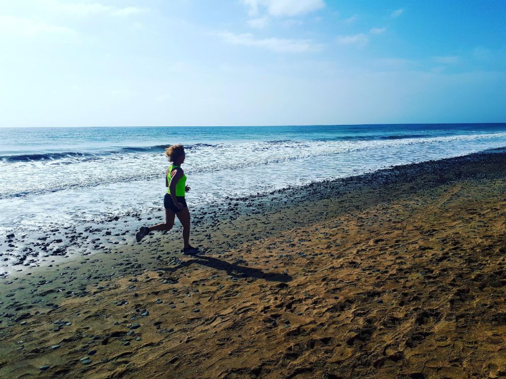 Hardlopen op Gran Canaria, zon zee en strand