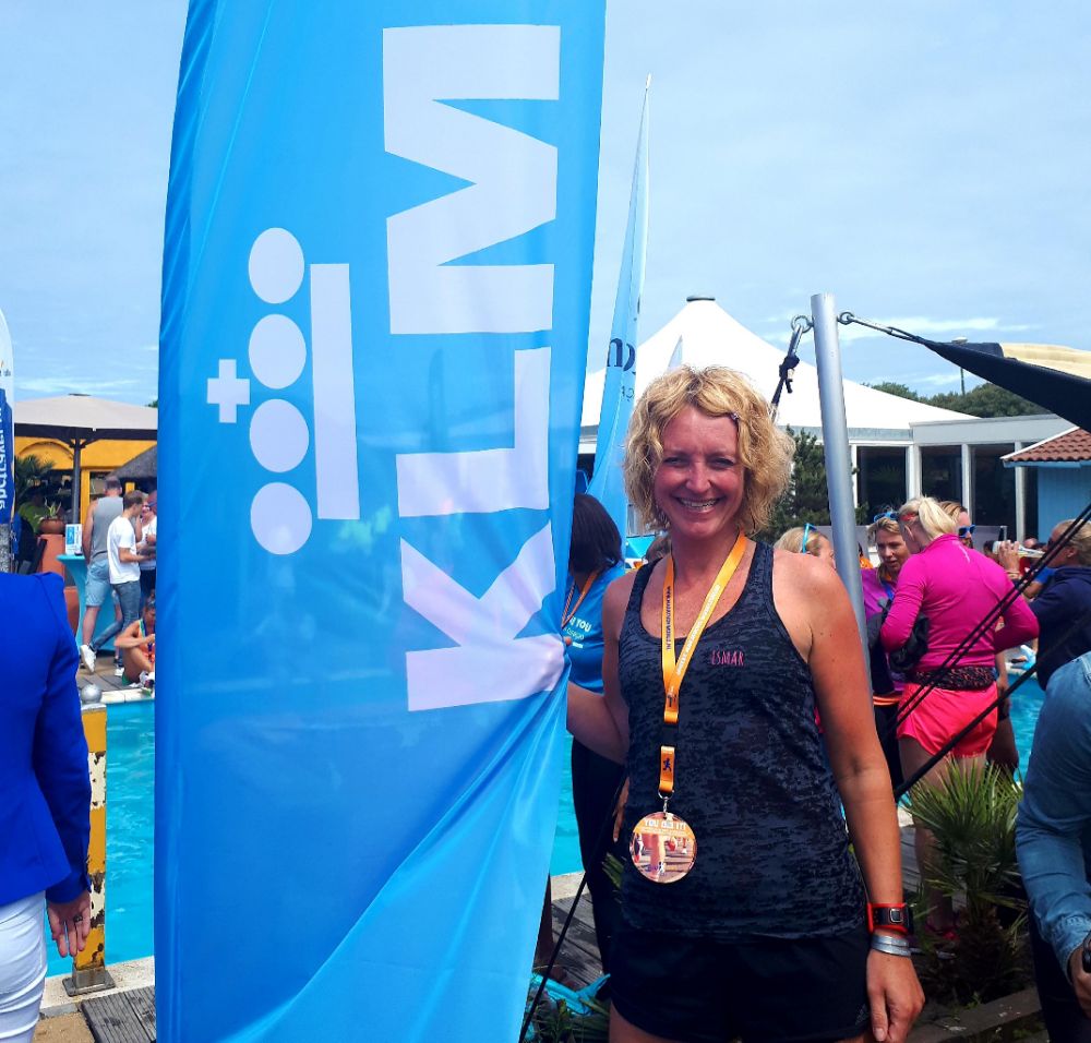 KLM Scheveningen Beach Run - brede glimlach