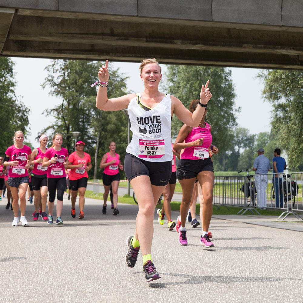 Ladiesrun Rotterdam met Anita Nederland 5