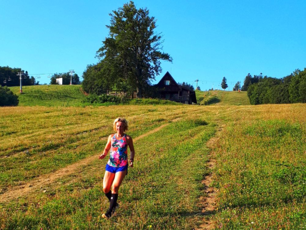 Hardlopen in Pohorje - de skipiste