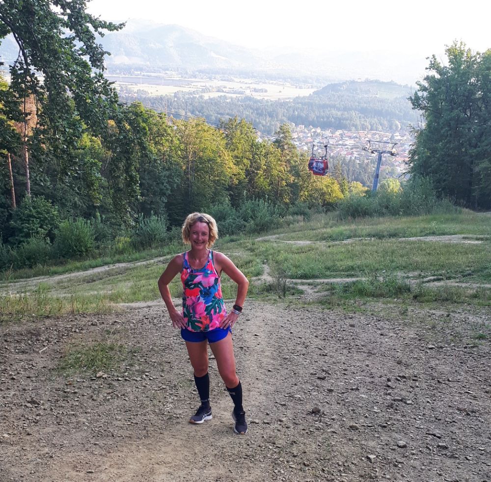 Hardlopen in Pohorje - uitzicht vallei