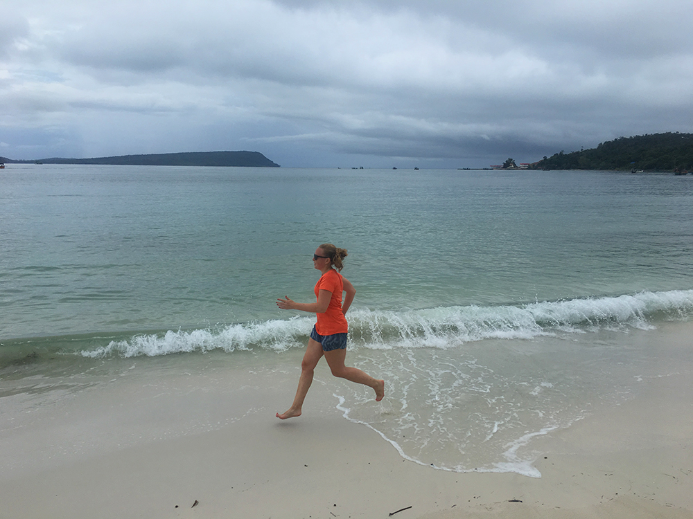Hardlopen in Cambodja - Koh Rong 2