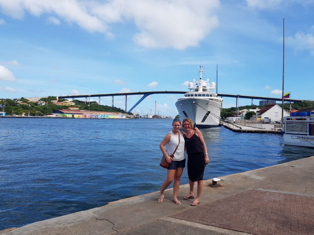 Halve marathon van Curaçao - de brug