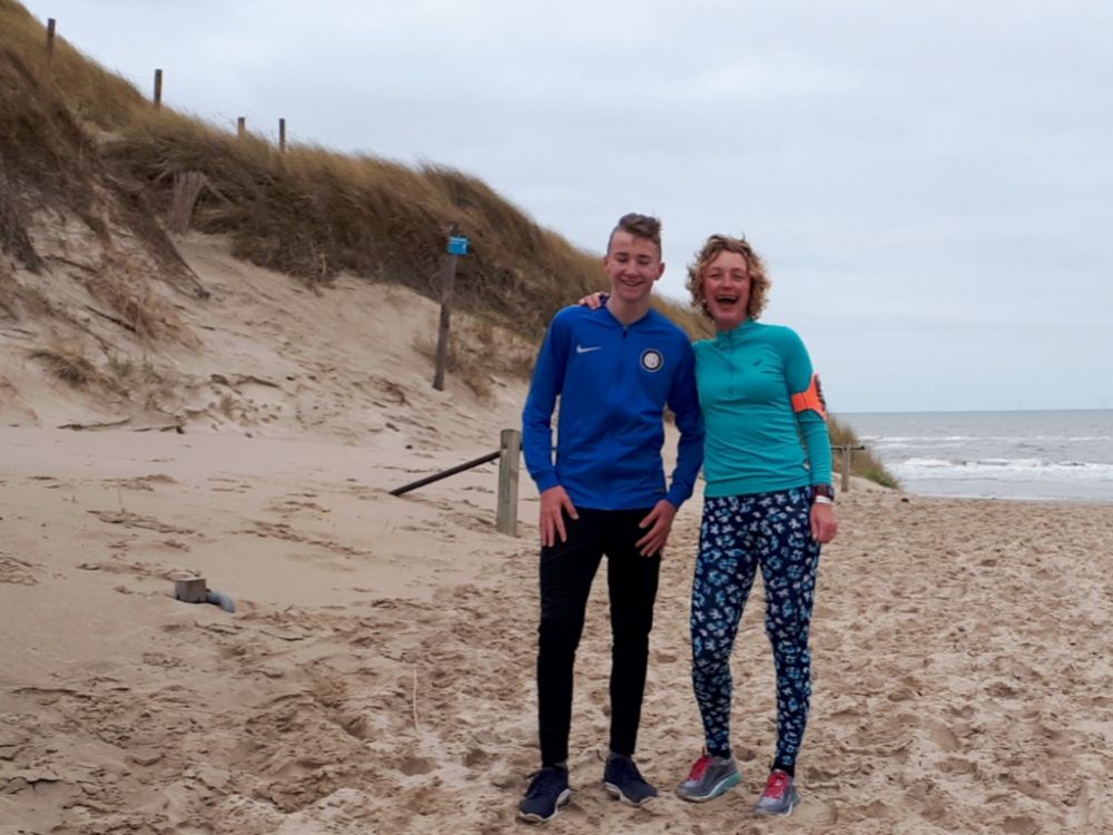 Hardlopen in Schoorl - samen lopen met mijn zoon