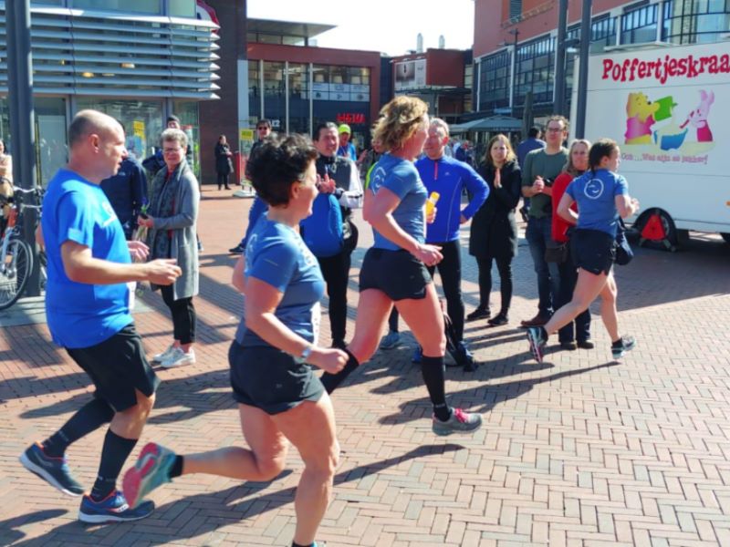 Lentemarathon - teamfinish