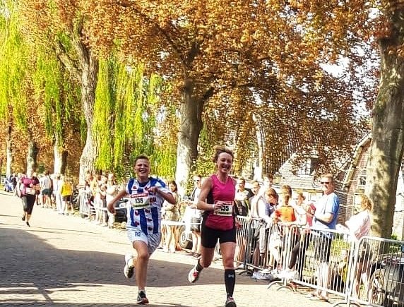 Paaspolderloop - Jelle en Esmar