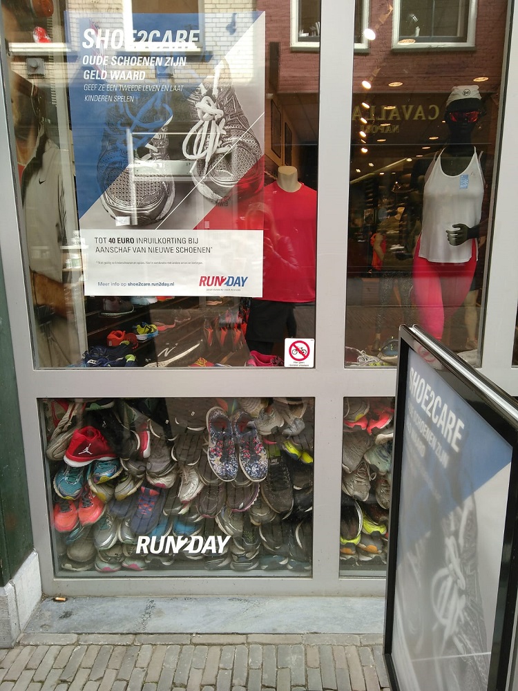 Shoe2care inruilactie hardloopschoenen run2day utrecht