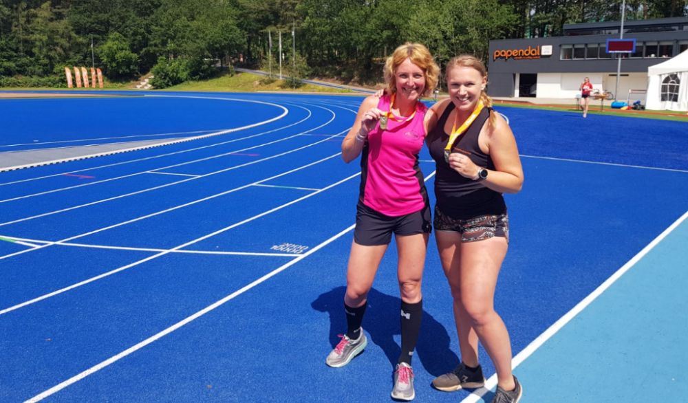 Hardlopen met Tony en Danaid - met medaille
