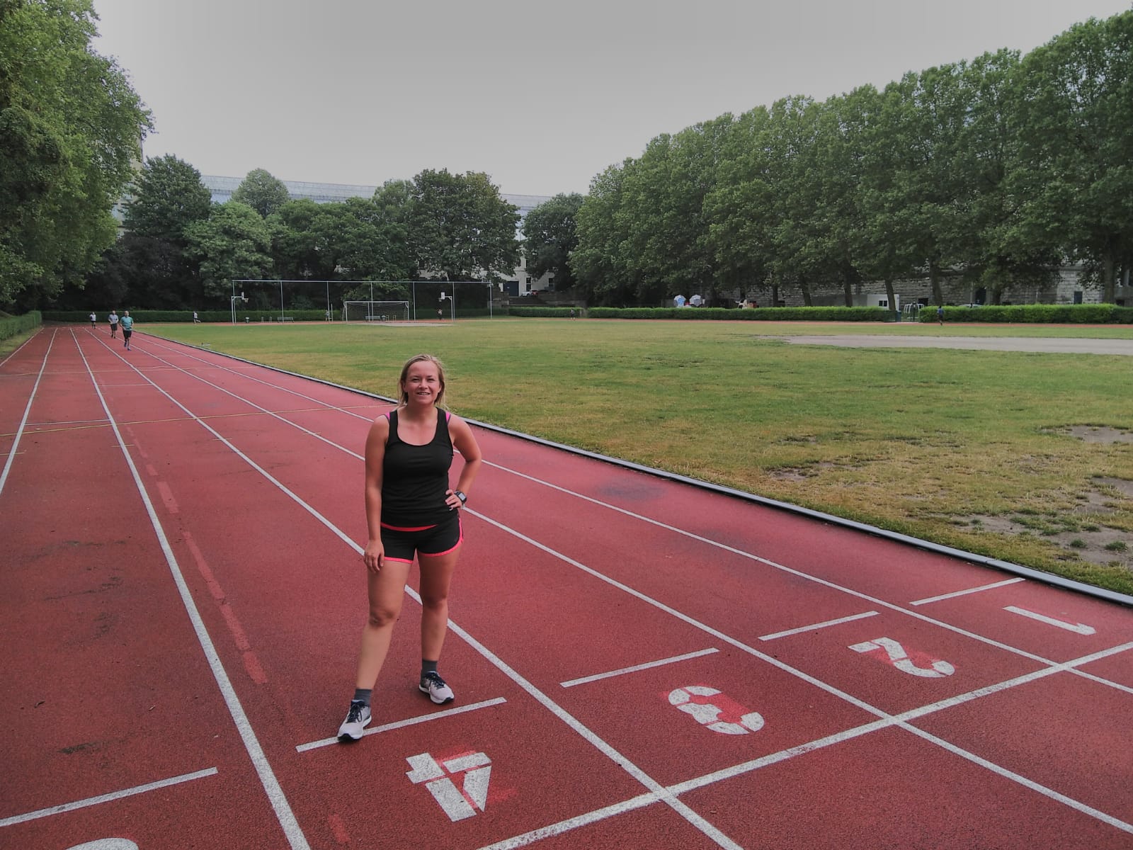 Hardlopen in Brussel jubelpark atletiekbaan