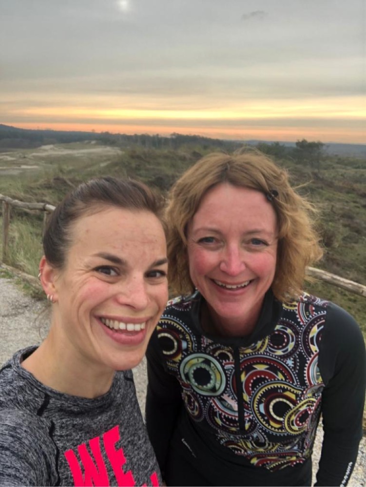 Voorbereiding Groet uit Schoorl Run - Kirsten en Esmar