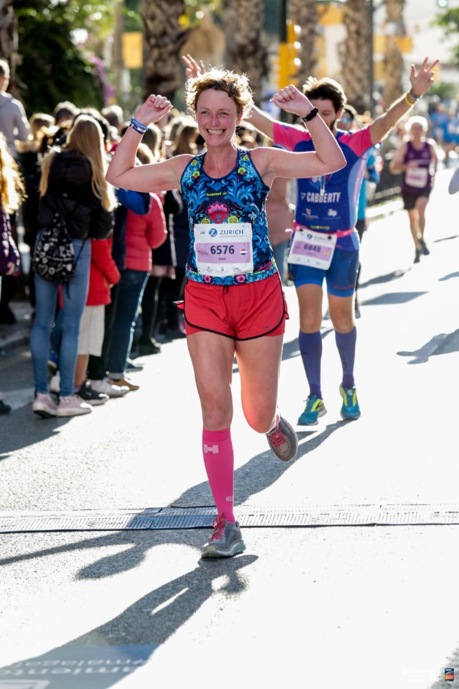 Halve marathon Malaga - Esmar finish