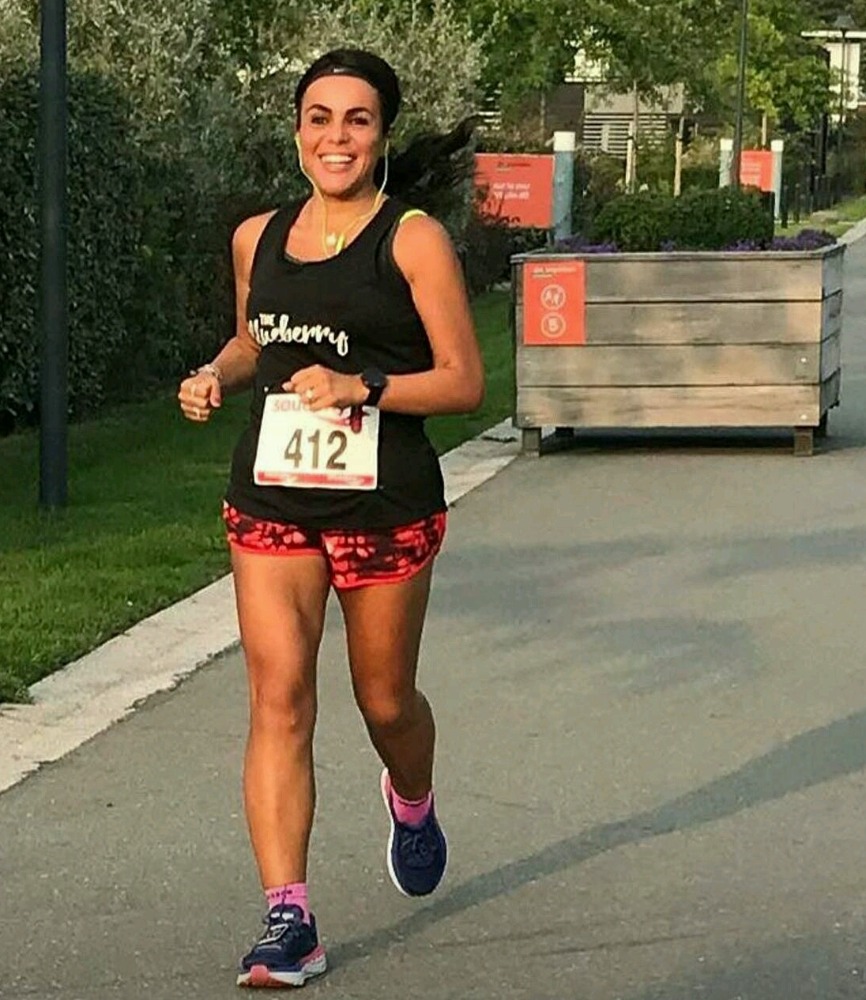Runninggirl Karen Marcus Bliekendaal