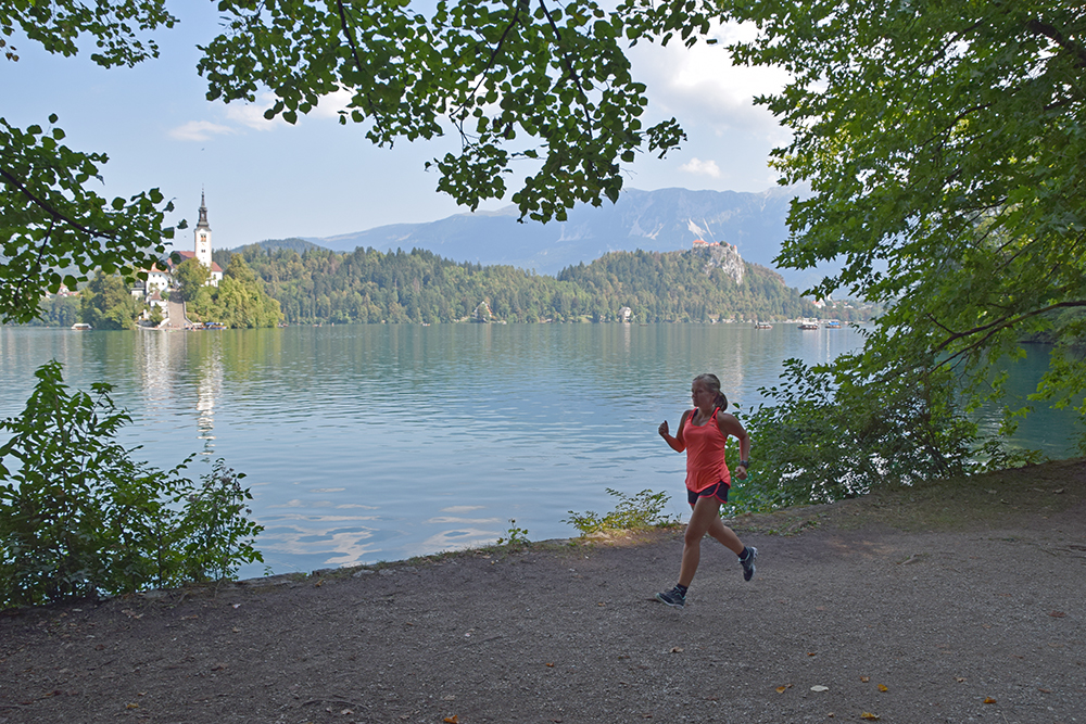 Hardlopen op dE Balkan - Meer van Bled